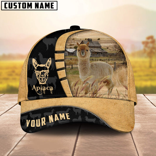 Joycorners Custom Name Aplaca Cattle Farmhouse Field Cap TT27