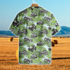 Joycorners Tractors Tropical Leaves All Over Printed 3D Hawaiian Shirt