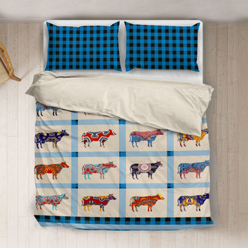 Joycorners Cow cute pattern print Bedding set