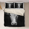Joycorners Cow black and white style print Bedding set