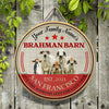 Joycorners Brahman Live Like Someone Left The Gate Open Custom Happy Halloween Wooden Sign