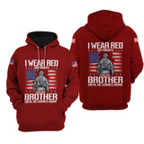 Joycorners I Wear Red On Fridays For My Brother Until He Comes Home All Over Printed 3D Shirts