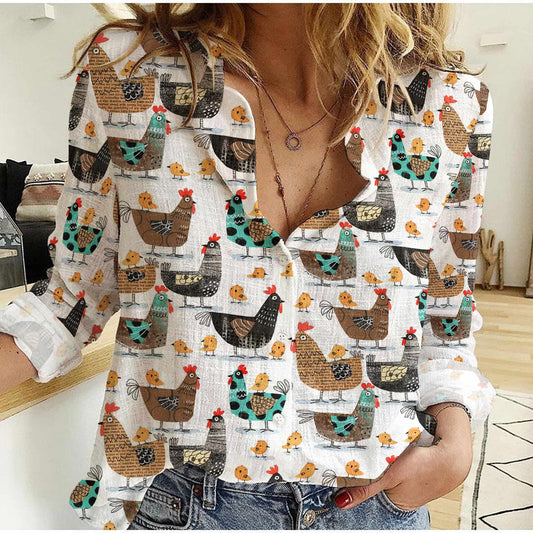 Joycorners Chicken Breed Casual Shirt TT3