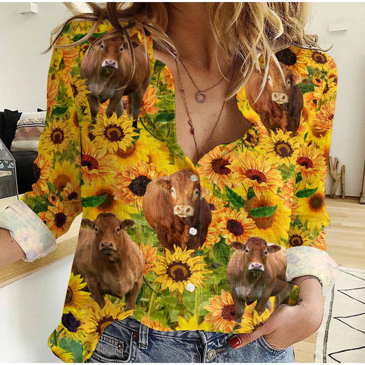 Joycorners Sunflowers Limousin Casual Shirt