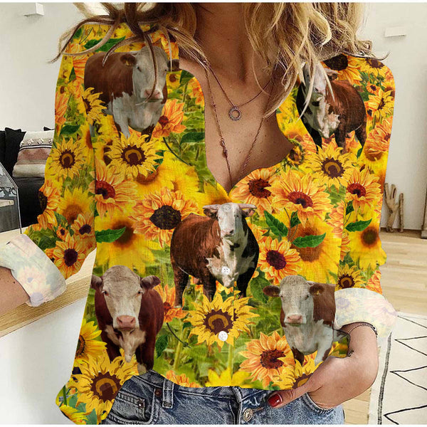 Joycorners Sunflowers Hereford Casual Shirt