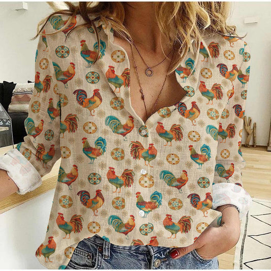 Joycorners Chicken Breed Casual Shirt TT7