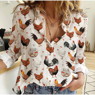 Joycorners Chicken Breed Casual Shirt TT8