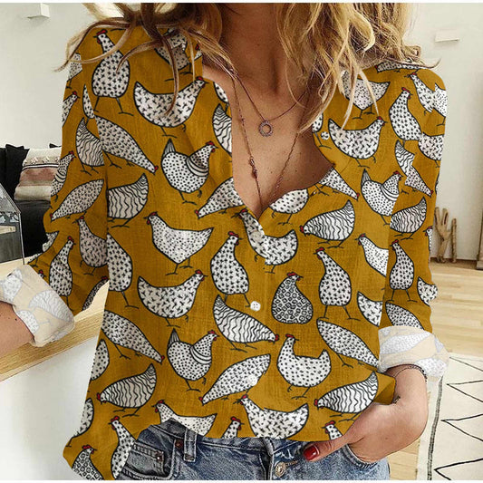 Joycorners Chicken Breed Casual Shirt TT2