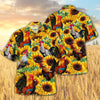Joycorners Sunflower Chicken All Printed 3D Hawaiian Shirt