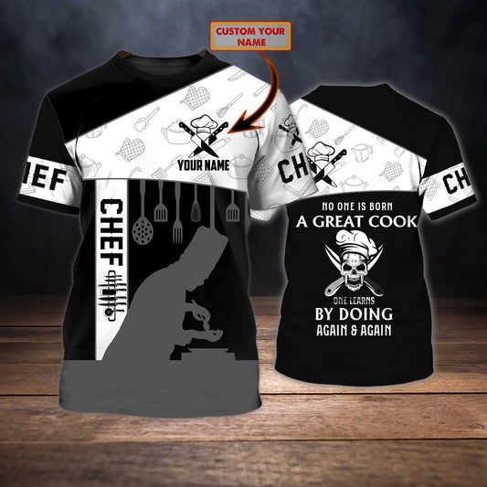 Chef 02 - Personalized Name 3D All Over Printed Shirt