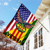 Joycorners Vietnam Veteran Of America Veteran Flag Over Printed Flag