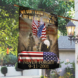 Joycorners 911 We Owe Them All Flag Never Forget September 11 American Patriotic All Printed 3D Flag
