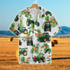 Joycorners Tractors Pineapple All Over Printed 3D Hawaiian Shirt