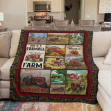 Joycorners Tractor Farm 11 Blanket Collection
