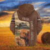 Joycorners Highland Faith Family Cattle Personalized 3D Hoodie