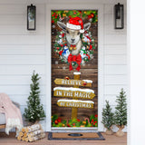 Joycorners  Believe In The Magic Of Christmas. Goat Christmas Door Cover