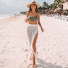 Women Fish Net Hollow Out Boho Beach Bikini Cover Up