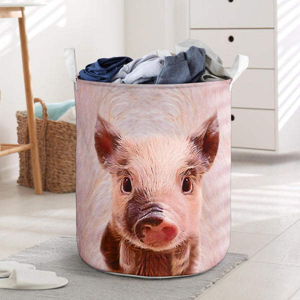 Joycorners Cute Pig Laundry Basket