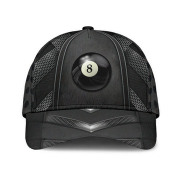 Joycorners Personalized Name Billiard 8 Ball Black Cap