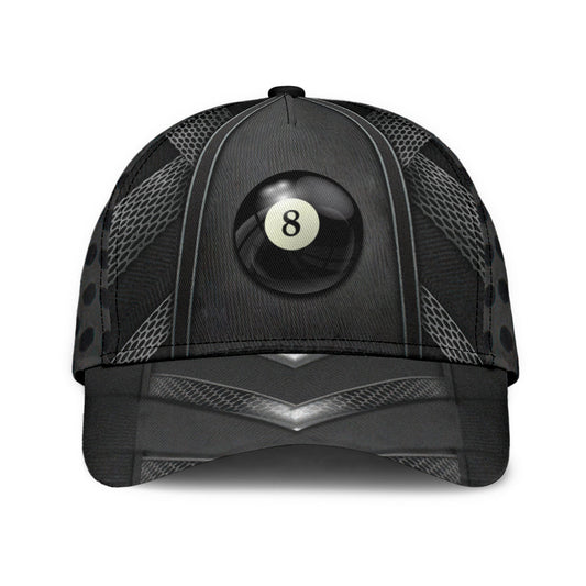 Joycorners Personalized Name Billiard 8 Ball Black Cap