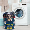 Joycorners JUST A GIRL WHO LOVES COWS Laundry Basket