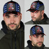 Joycorners Personalized Name American Flag 03 Trucker Classic Cap