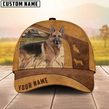 Joycorners Custom Name German Shepherd Cap