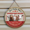 Joycorners Hereford Live Like Someone Left The Gate Open Custom Happy Halloween Wooden Sign