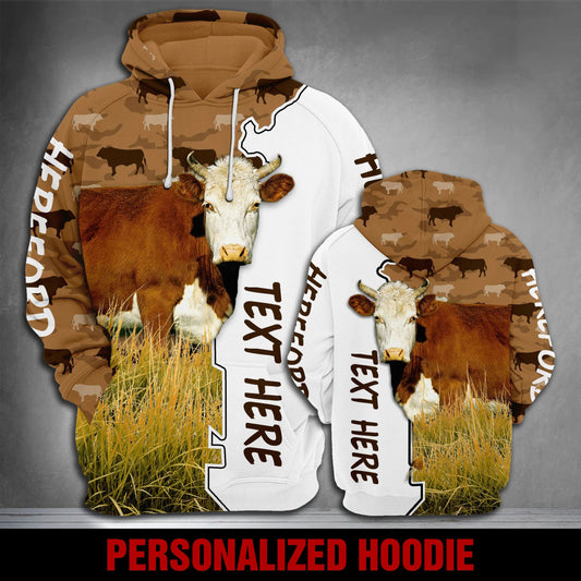 Joycorners Personalized name Hereford Camo All Printed 3D Shirt
