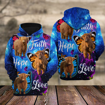 Joycorners Highland Cattle Hoodie TT5