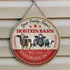 Joycorners Holstein Live Like Someone Left The Gate Open Custom Happy Halloween Wooden Sign