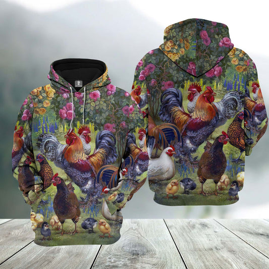 Joycorners Forest Chicken Hoodie