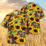 Joycorners Sunflower Horse All Printed 3D Hawaiian Shirt