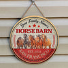 Joycorners Horse Live Like Someone Left The Gate Open Custom Happy Halloween Wooden Sign