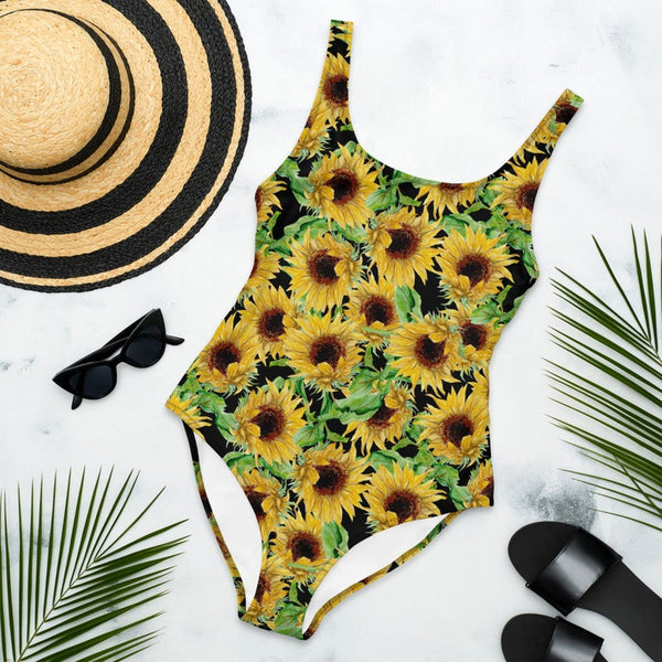 Joycorners Sunflower All Over Printed 3D Bathing Suit