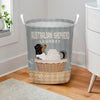 Joycorners Australian Shepherd Dog Wash & Dry Laundry Basket
