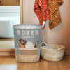 Joycorners Boxer Dog Wash & Dry Laundry Basket