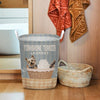 Joycorners Yorkshire Terrier Dog Wash & Dry Laundry Basket