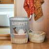 Joycorners Whippet Dog Wash & Dry Laundry Basket