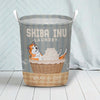 Joycorners Shiba Inu Dog Wash & Dry Laundry Basket