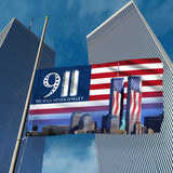 Joycorners 911 Grommet Flag We Will Never Forget 911 Patriot Day All Printed 3D Flag