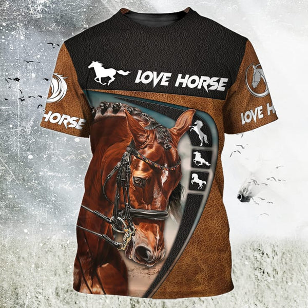 Joycorners Love Horse All Printed 3D Shirts