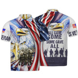 Joycorners U.S Veteran  - Eagle And Soldiers U.S.A Flag All Over Printed 3D Shirts