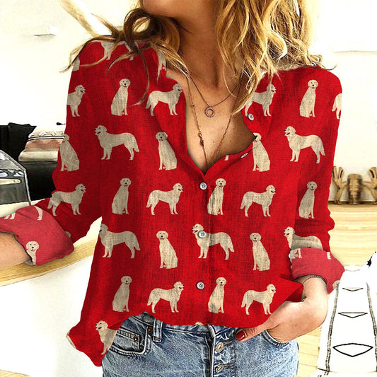 Joycorners Golden Retriever Red 2 All Over Printed 3D Casual Shirt