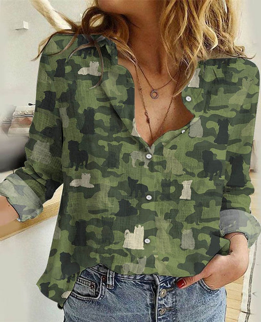 Joycorners Yorkshire Green Camo All Over Printed 3D Casual Shirt