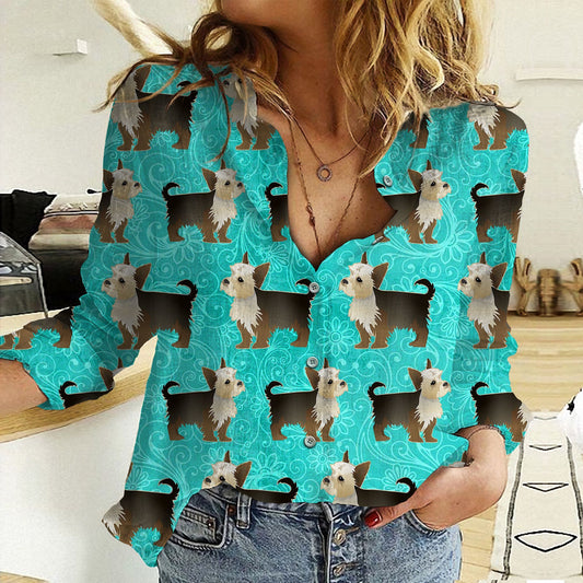 Joycorners Yorkshire Blue All Over Printed 3D Casual Shirt