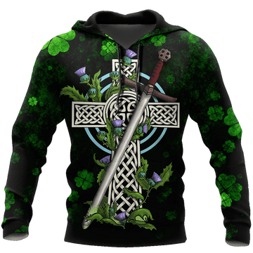 Irish St Patrick Day Unisex 3D Hoodie All Over Print