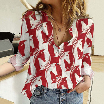 Joycorners Horse Collection All Printed 3D Casual Shirt