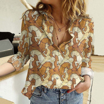 Joycorners Horse Collection All Printed 3D Casual Shirt