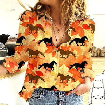 Joycorners Horse Collection All Printed 3D Casual Shirt